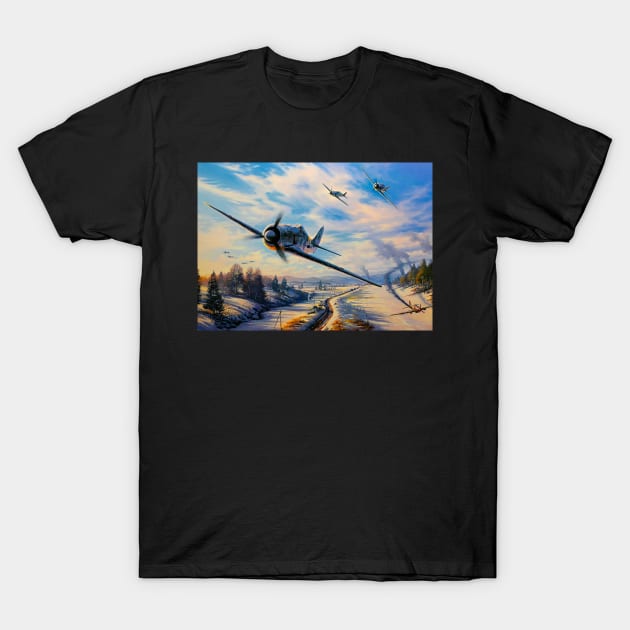 Winter War Fw190 T-Shirt by Aircraft.Lover